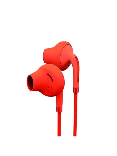 Auriculares micro energy sistem style 2+ raspberry in - ear - deep bass - micro - control talk
