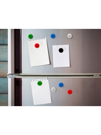 Iman para sujecion liderpapel ecouse pp recicladopara pizarra magnetica 20 mm caja de 10 unidades