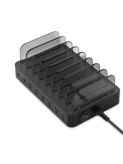 Estacion de carga conceptronic ozul02b pd 6 x usb tipo a - 2 x usb tipo c - 75w