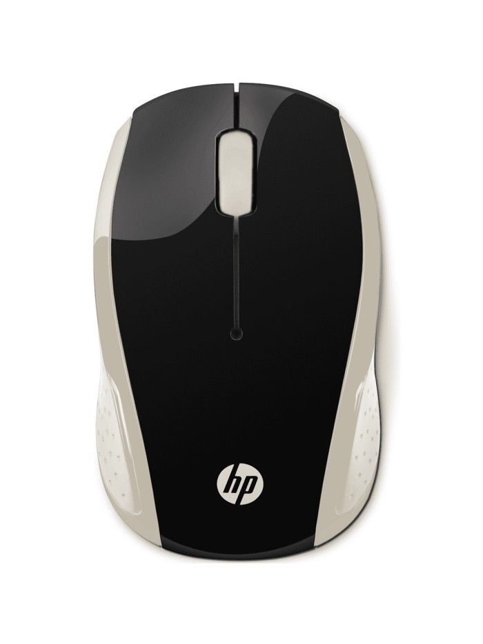 Mouse raton hp wireless inalambrico 200 negro - oro Mouse raton hp wireless inalambrico 200 negro - oro