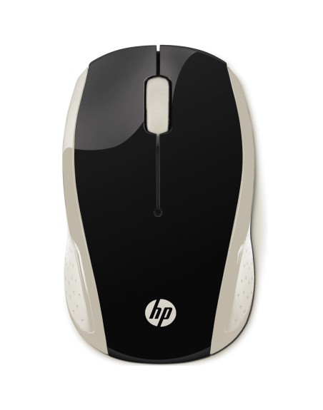 Mouse raton hp wireless inalambrico 200 negro - oro