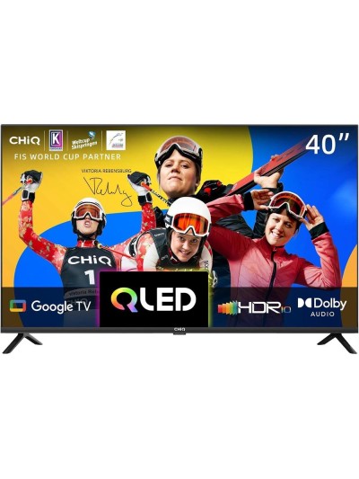 Tv chiq 40 pulgadas qled l40qg7l fhd google tv hdmi usb smart tv