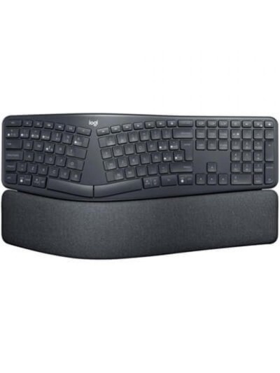 Teclado logitech ergo k860 ergonomico bluetooth & wireless grafito