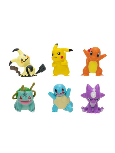 Figuras pokemon multipack 6