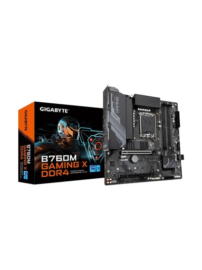 Placa base gigabyte b760m gaming x 1700 m - atx - 4x ddr4 - 4x sata 6gb - s - 3x usb 3.2 - 5x usb 2.0