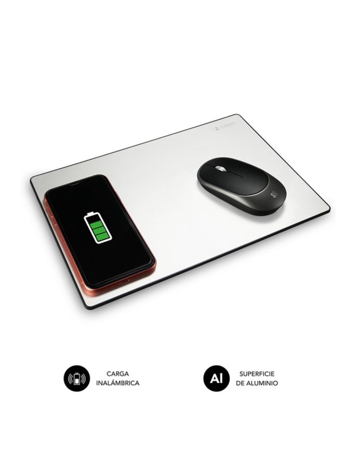 Alfombrilla cargador subblim mousepad wireless charger 10w Alfombrilla cargador subblim mousepad wireless charger 10w