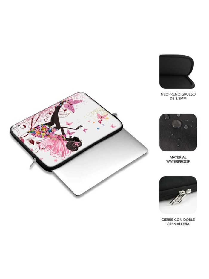 Funda subblim trendy sleeve para portatil 13.3 pulgadas - 14 pulgadas neo hada Funda subblim trendy sleeve para portatil 13.3 pulgadas - 14 pulgadas neo hada