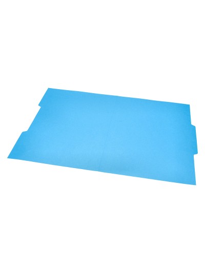 Subcarpeta cartulina liderpapel folio pestaña central 240g/m2 azul