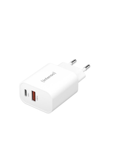 Cargador pared intenso gan w30ac 1xusb - a 1xusb - c