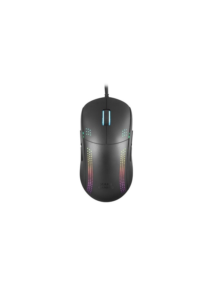 Mouse raton mars gaming mmpro optico 9 botones 32000ppp negro Mouse raton mars gaming mmpro optico 9 botones 32000ppp negro