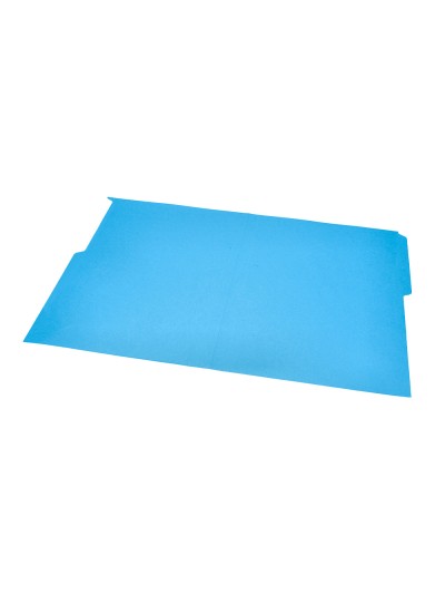Subcarpeta cartulina liderpapel folio pestaña superior 240g/m2 azul