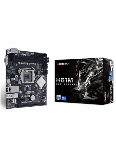 Placa base biostar h61mhv3 m - atx - 2x ddr3 - lga 1155