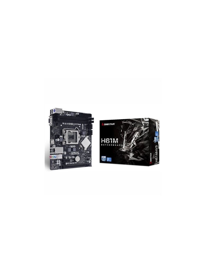 Placa base biostar h61mhv3 m - atx - 2x ddr3 - lga 1155 Placa base biostar h61mhv3 m - atx - 2x ddr3 - lga 1155