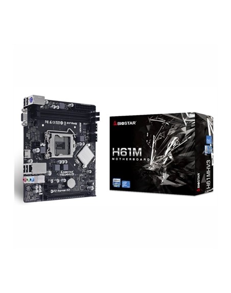Placa base biostar h61mhv3 m - atx - 2x ddr3 - lga 1155