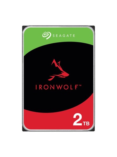 Disco duro interno hdd seagate ironwolf nas st2000vn003 2tb 3.5 pulgadas 5400rpm - 256mb - sata 6gb - s