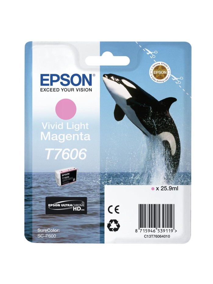 Cartucho tinta epson surecolor sc - p600 magenta claro Cartucho tinta epson surecolor sc - p600 magenta claro