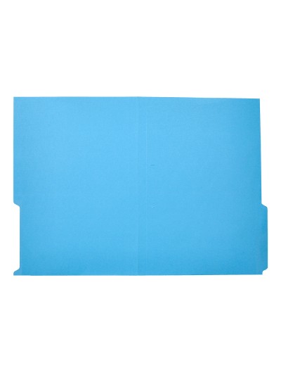 Subcarpeta cartulina liderpapel folio pestaña inferior 240g/m2 azul