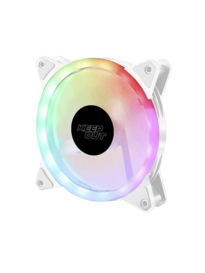 Ventilador caja keep out xfc - 120srw argb 120mm blanco
