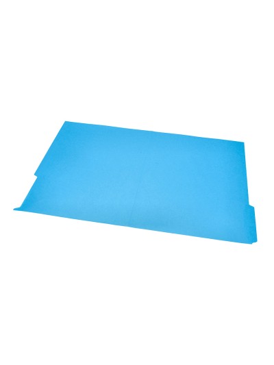 Subcarpeta cartulina liderpapel folio pestaña inferior 240g/m2 azul