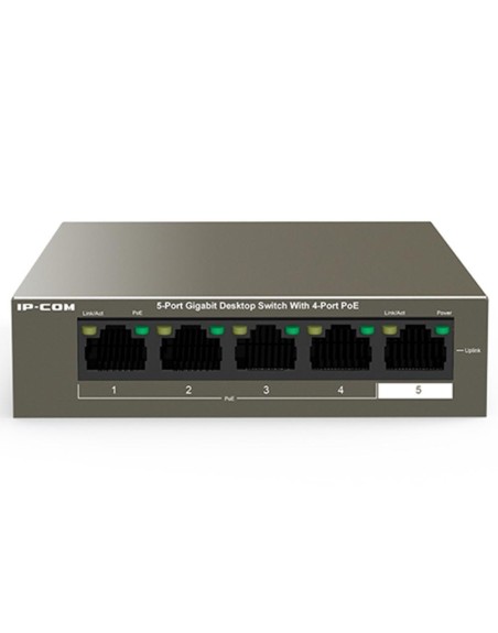 Switch ip - com g1105p - 4 - 63w 5 puertos
