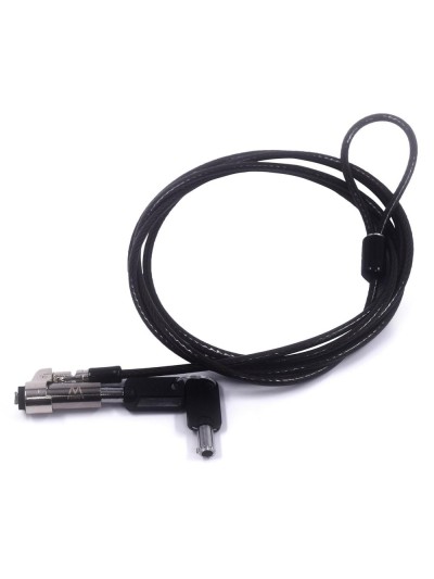 Cable de seguridad ewent para portatil - llave 1.8m