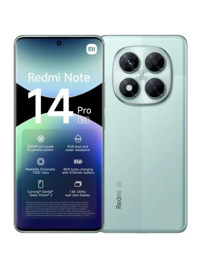 Movil xiaomi redmi note 14 pro 5g 12 - 512gb verde Movil xiaomi redmi note 14 pro 5g 12 - 512gb verde
