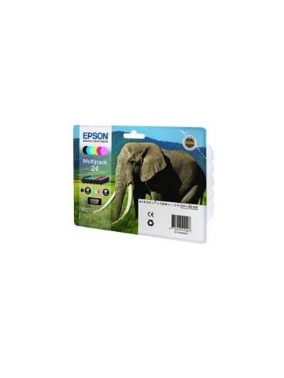 Multipack tinta epson t242840 6 colores xp - 750 c13t24284010 - elefante