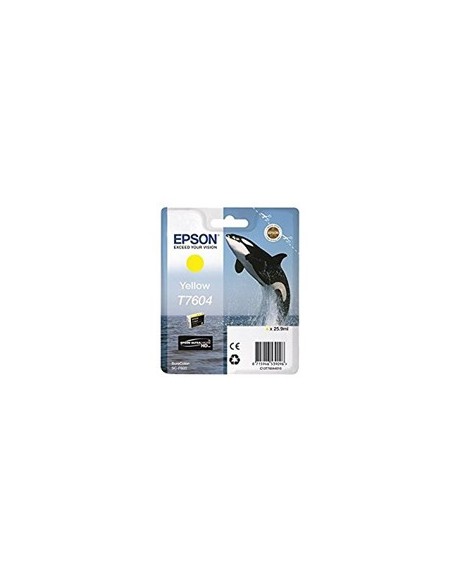 Cartucho tinta epson c13t76044010 amarillo supercolor p600sc - p600 - orca