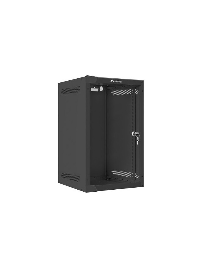 Armario rack lanberg 9u 280x310 auto ensamblado 10 pulgadas hasta 20 kg negro Armario rack lanberg 9u 280x310 auto ensamblado 10 pulgadas hasta 20 kg negro