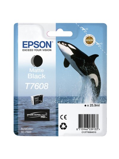 Cartucho tinta epson surecolor sc - p600 negro mate