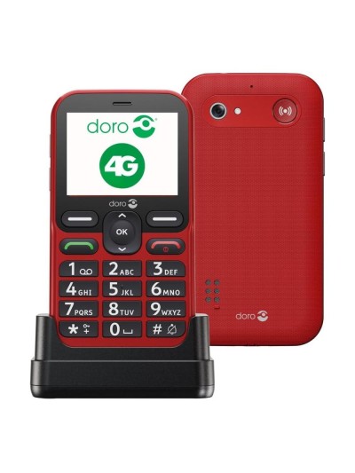 Telefono movil doro leva l10 - 2.4 pulgadas - 4g - rojo