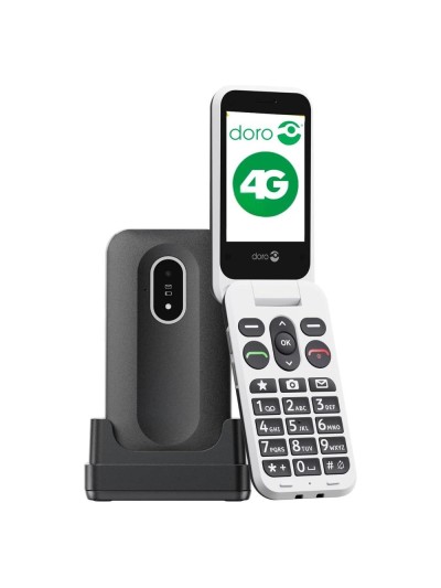 Telefono movil doro leva l20 - 2.8 pulgadas - 4g - negro - blanco
