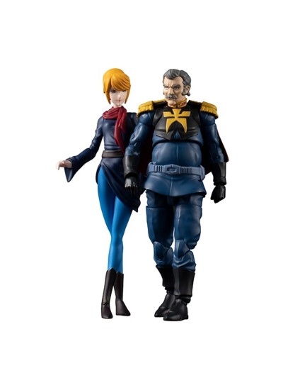 Figuras megahouse g.m.g mobilesuit gundam principality of zeon army 07 ramba ral & crowley hamon