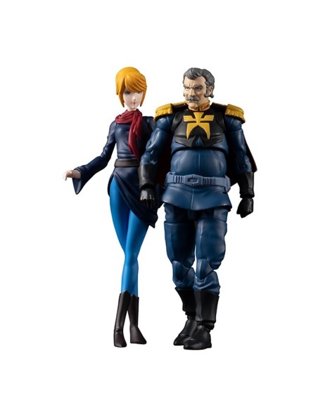 Figuras megahouse g.m.g mobilesuit gundam principality of zeon army 07 ramba ral & crowley hamon
