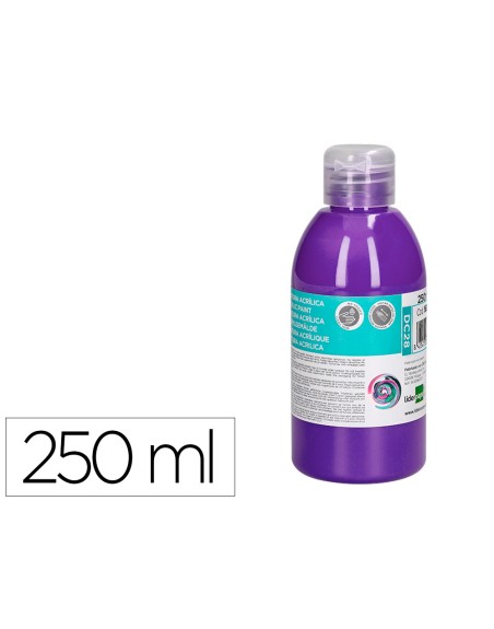 Pintura acrilica liderpapel bote de 250 ml violeta
