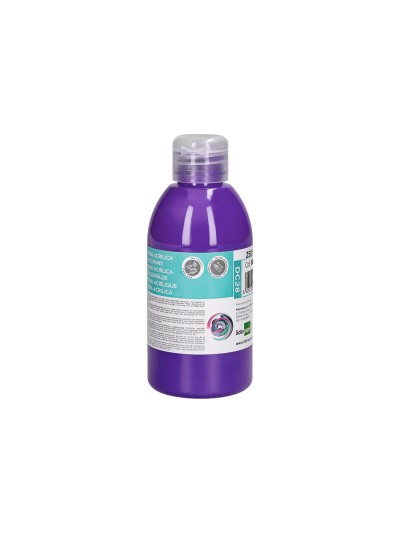 Pintura acrilica liderpapel bote de 250 ml violeta