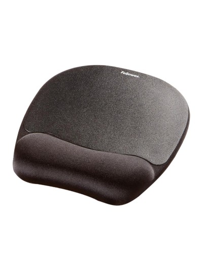 Alfombrilla con reposamuñecas fellowes memory foam negro