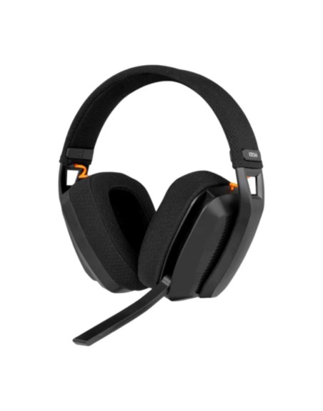 Auriculares gaming krom kanji inalambrico negro