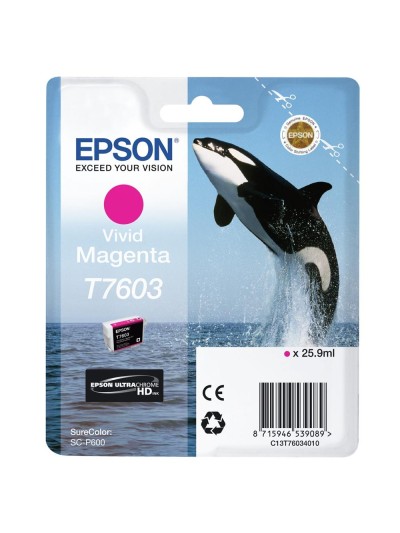 Cartucho tinta epson surecolor sc - p600 magenta