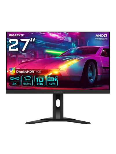Monitor gaming gigabyte m27qa 27 pulgadas qhd 180hz