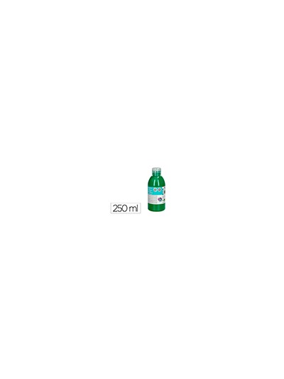 Pintura acrilica liderpapel bote de 250 ml verde oscuro
