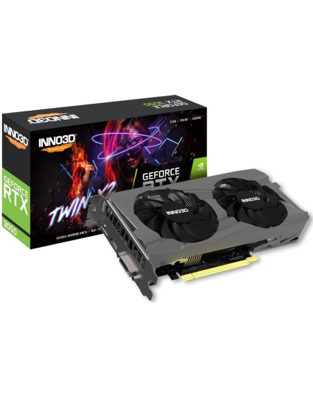 Tarjeta grafica inno3d rtx 3050 twin x2 6gb gddr6 - dp - hdmi - dvi - d