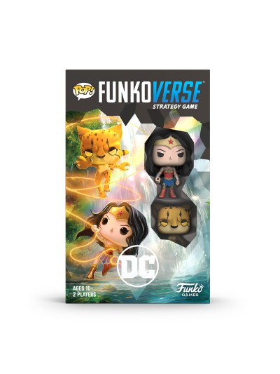 Juego de mesa funkoverse dc edicion 102 wonder woman & cheetah ingles
