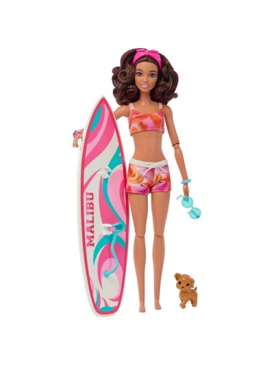 Muñeca barbie the movie mattel surf