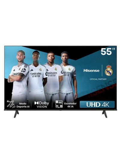 Tv hisense 55 pulgadas led 4k uhd - 55a6n - smart tv