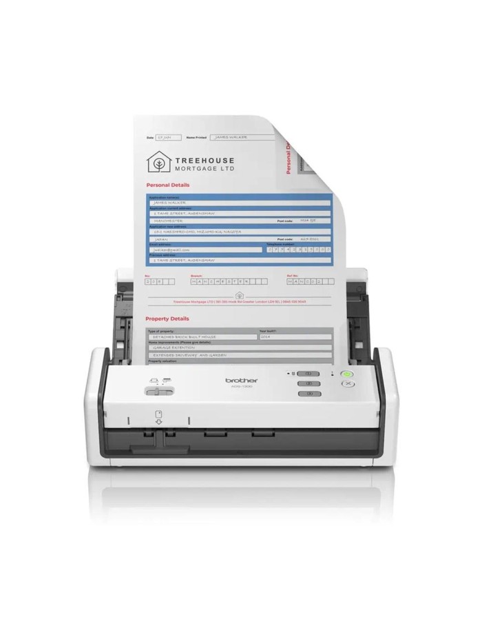 Escaner sobremesa brother ads1300 - 30ppm - duplex automatico - usb 2.0 - usb tipo c - adf 20 hojas Escaner sobremesa brother ads1300 - 30ppm - duplex automatico - usb 2.0 - usb tipo c - adf 20 hojas