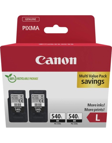Cartucho tinta canon pg 540l twin negro