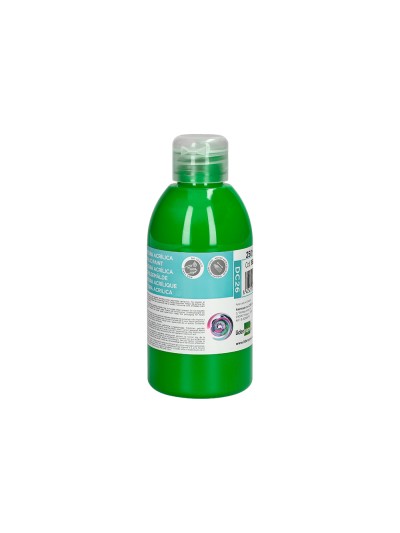 Pintura acrilica liderpapel bote de 250 ml verde