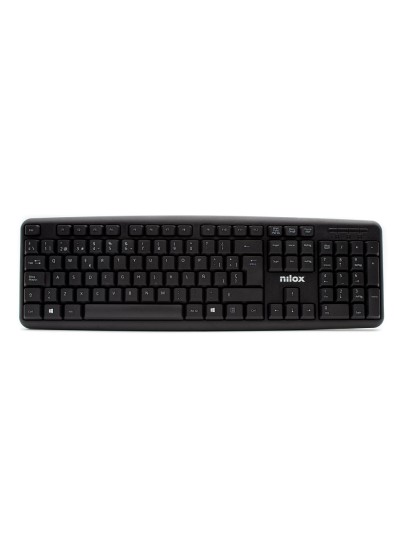 Teclado nilox usb negro