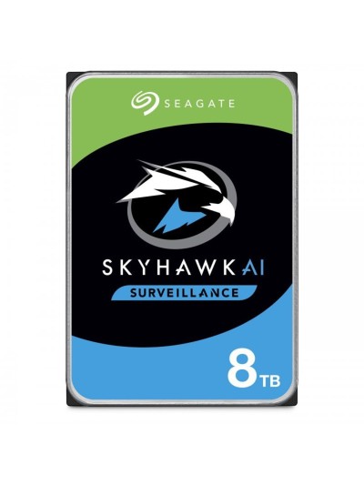Surveillance hdd skyhawk ai 3.5 pulgadas 8 tb seríal ata iii
